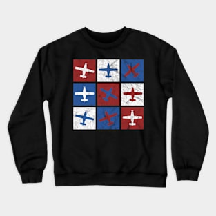 Plane pop art Crewneck Sweatshirt